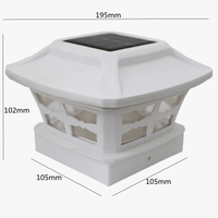 Nouvelle Lampe Solaire pour Pilier de Clôture Carré Blanc Chaud - Éclairage Extérieur de Jardin | Marco Lucetti