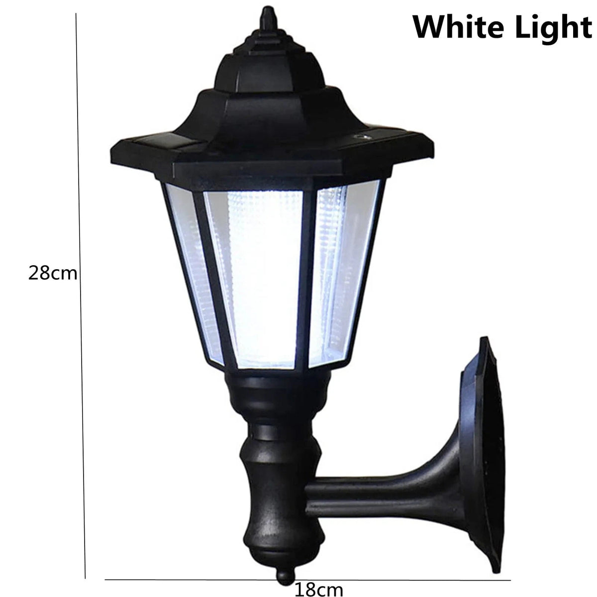 Nouvelle Lampe Solaire pour Pilier de Clôture Carré Blanc Chaud - Éclairage Extérieur de Jardin | Marco Lucetti Lumière blanche / CN