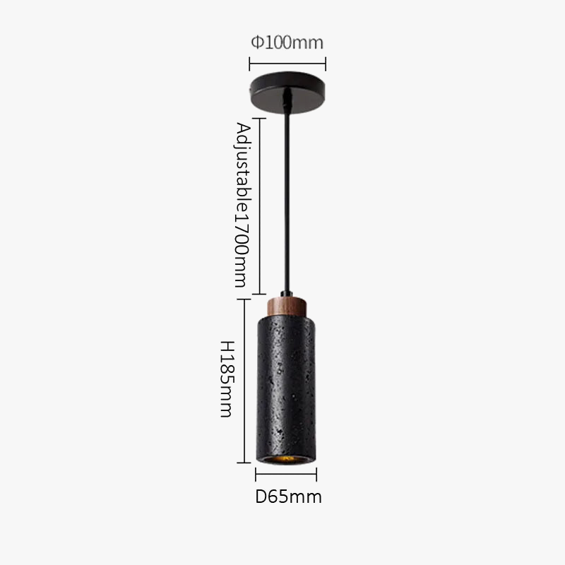 Suspension cylindrique LED minimaliste nordique - Nordic Illumination