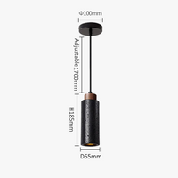 Suspension cylindrique LED minimaliste nordique - Nordic Illumination