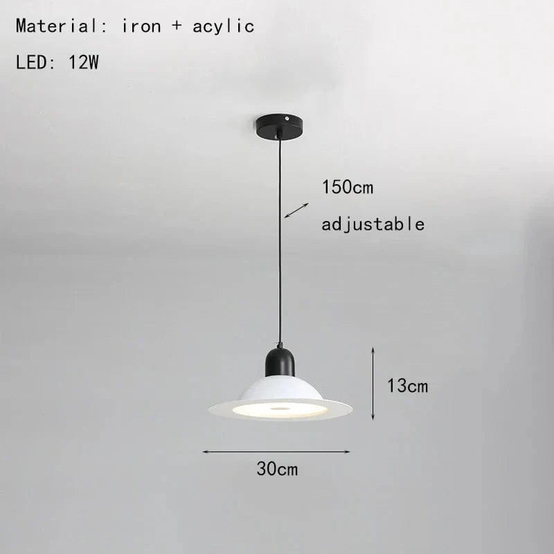Nouvelle Suspension LED Métal - Livraison Directe | Marco Lucetti 30cm-Blanc / Changeable