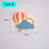 Nuage de ballons chauds pour le chevet des enfants - École Maternelle | Marco Lucetti Tapez B / 3 Température de couleur