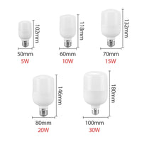 Pack de 4 ampoules LED E27 (5W à 30W) | Marco Lucetti