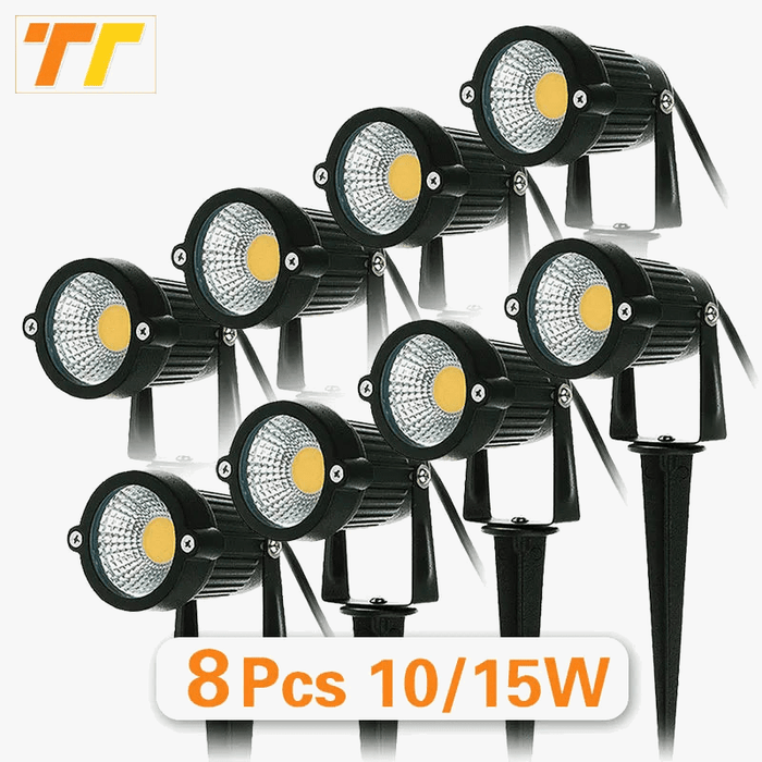 Pack de 8 lampes LED extérieures Waterproof | Marco Lucetti