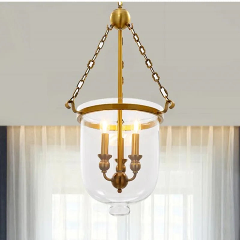 Lustre Loft Bar en verre - Style américain