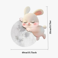 Applique murale LED Lapin Dessin Animé - Décoration Moderne