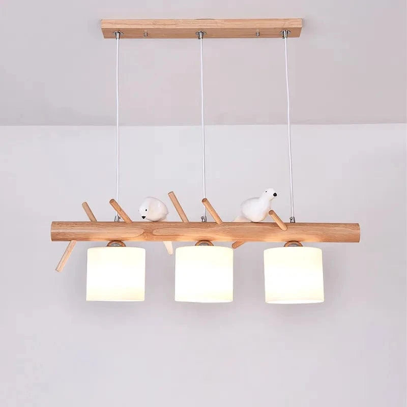 Pendentif LED Nordique en Bois Massif - Luminaire Suspendu | Marco Lucetti