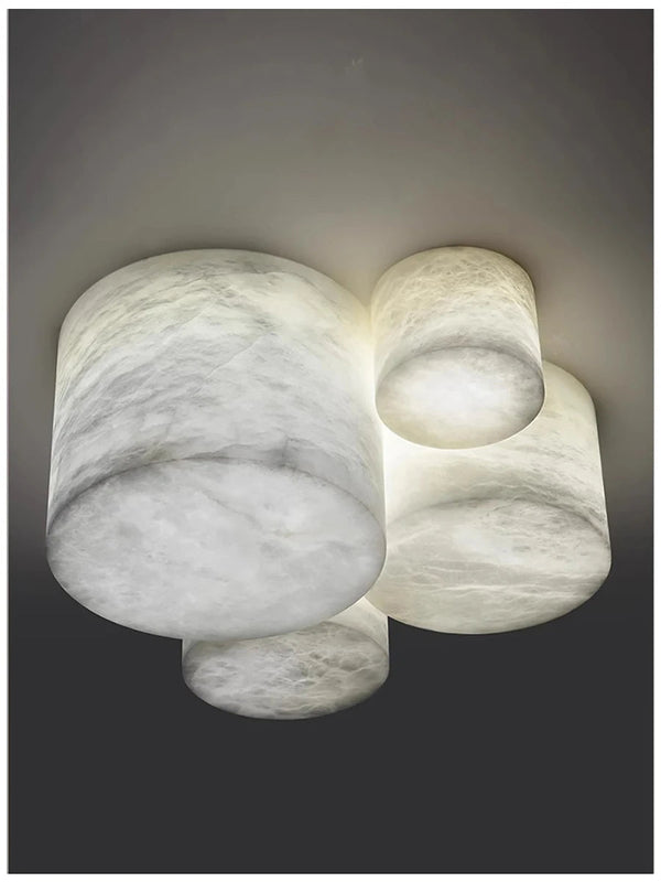 Plafonnier LED en Marbre Espagnol Prestigieux
