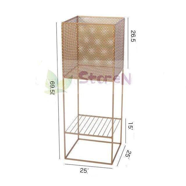 Piédestal Haut Design en Métal Coloré - Creative Stand | Marco Lucetti A / Beige