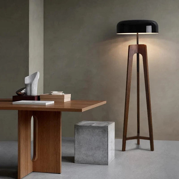 Pileo Porada - lampadaire classique en bois de luxe | Marco Lucetti
