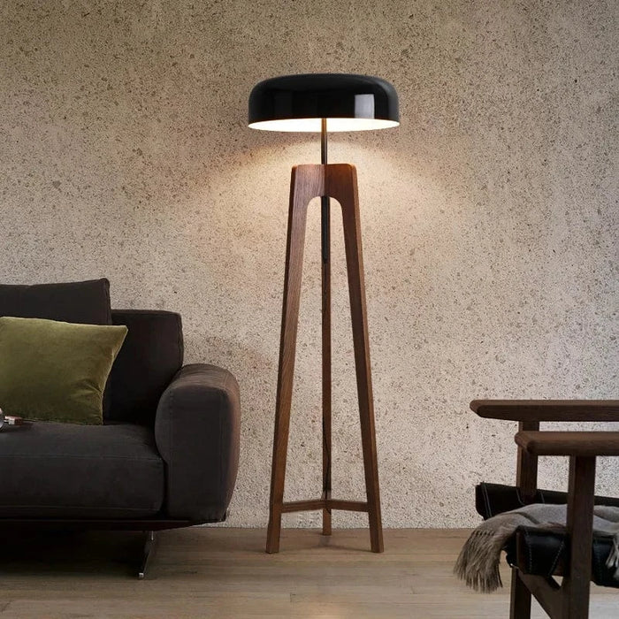 Pileo Porada - lampadaire classique en bois de luxe | Marco Lucetti
