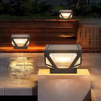 Pilier lumière solaire extérieure étanche pour villa de jardin | Marco Lucetti