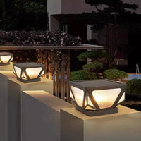 Pilier lumière solaire extérieure étanche pour villa de jardin | Marco Lucetti