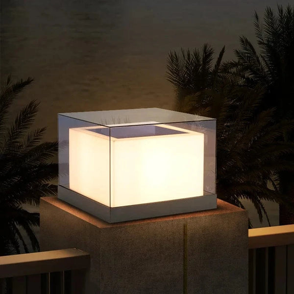 Pilier lumière solaire extérieure étanche pour villa de jardin | Marco Lucetti