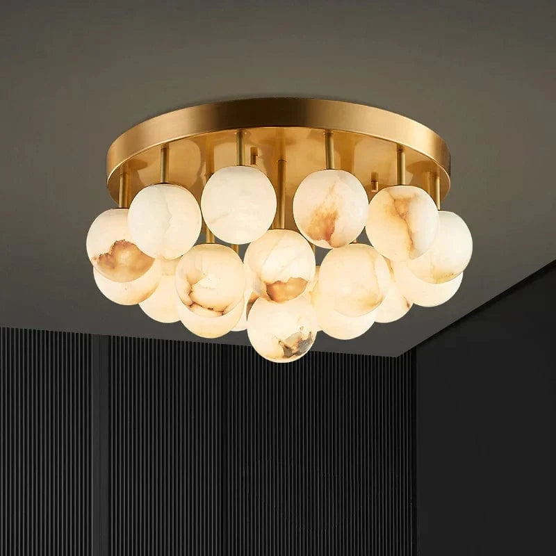 Pingpong World G9 LED Collection - Lustre en marbre suspendu | Marco Lucetti