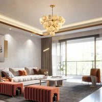 Pingpong World G9 LED Collection - Lustre en marbre suspendu | Marco Lucetti