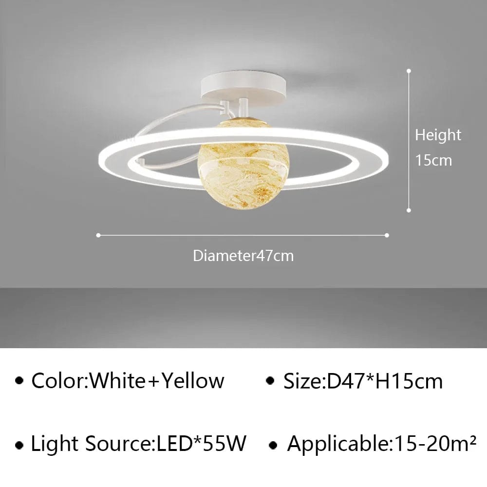 Plafond moderne à LED : Lustre pour chambre d'enfant, salon, salle à manger et étude | Marco Lucetti