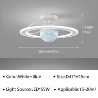 Plafond moderne à LED : Lustre pour chambre d'enfant, salon, salle à manger et étude | Marco Lucetti