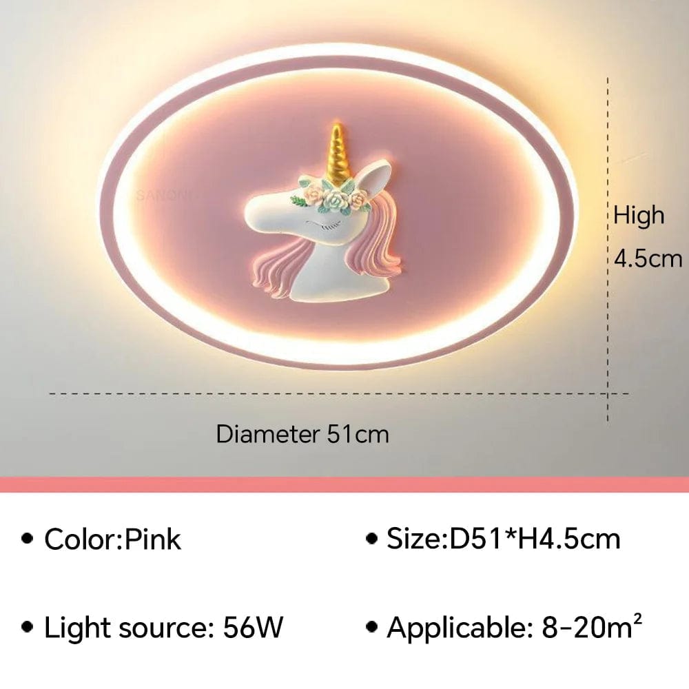 Plafond moderne à LED : Lustre pour chambre d'enfant, salon, salle à manger et étude | Marco Lucetti