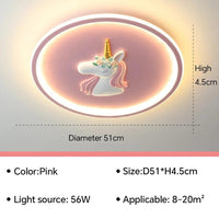 Plafond moderne à LED : Lustre pour chambre d'enfant, salon, salle à manger et étude | Marco Lucetti