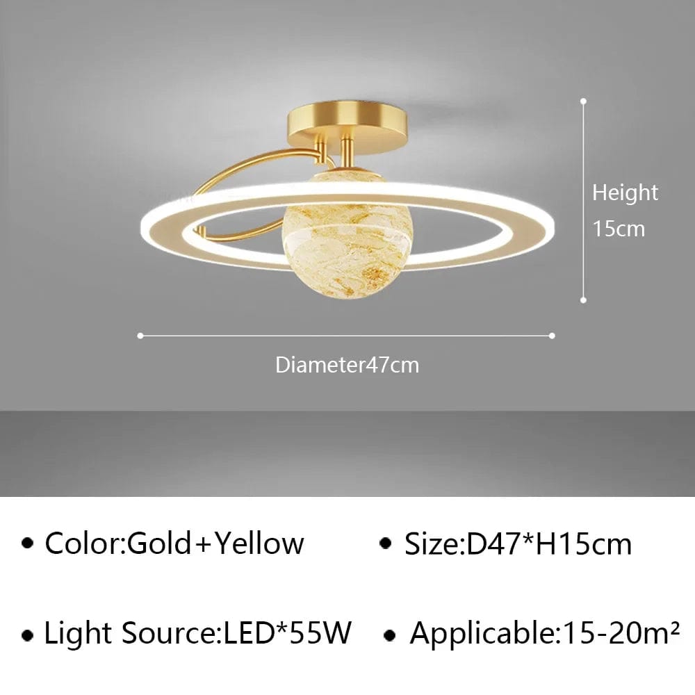 Plafond moderne à LED : Lustre pour chambre d'enfant, salon, salle à manger et étude | Marco Lucetti