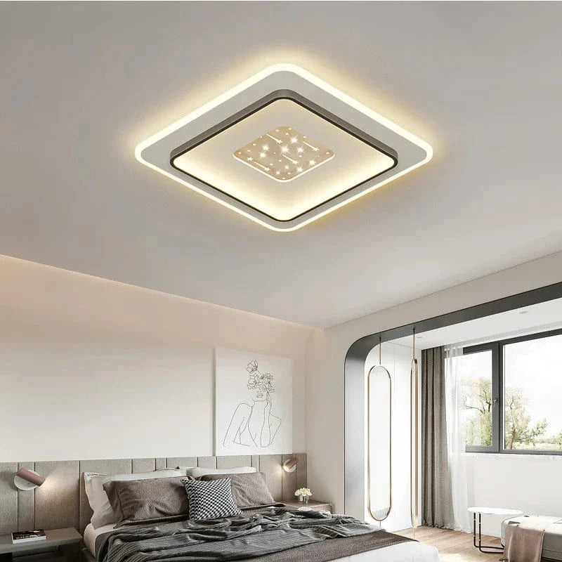 Plafond moderne à LEDs lampe pour chambre cuisine étude éclairage salon luminosité réglable Led plafonnier luminaire | Marco Lucetti