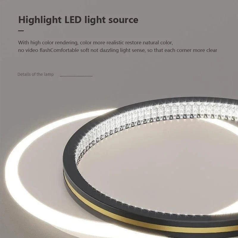 Plafond moderne à LEDs lumière lampe de luxe pour chambre Foyer allée couloir nordique | Marco Lucetti