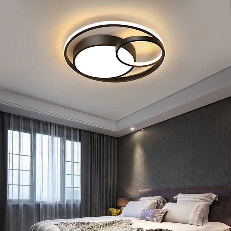 Plafond moderne à LEDs lumineuses pour salon, chambre et salle à manger - Éclairage intérieur Dimmable | Marco Lucetti