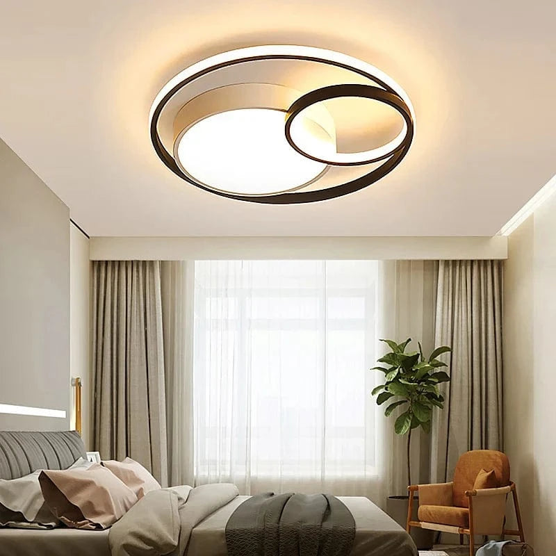 Plafond moderne à LEDs lumineuses pour salon, chambre et salle à manger - Éclairage intérieur Dimmable | Marco Lucetti