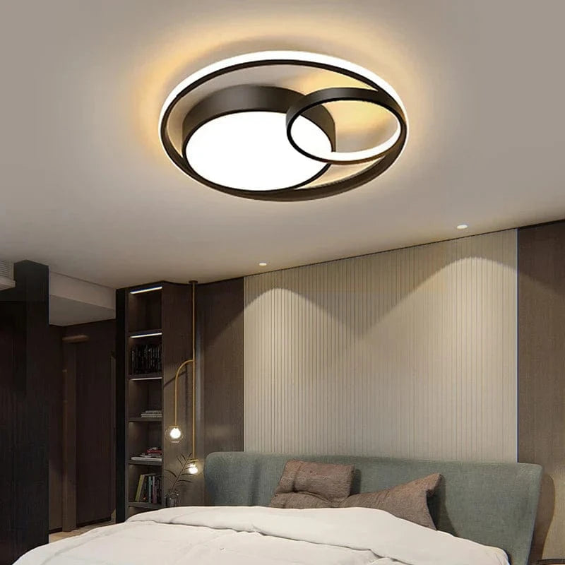 Plafond moderne à LEDs lumineuses pour salon, chambre et salle à manger - Éclairage intérieur Dimmable | Marco Lucetti