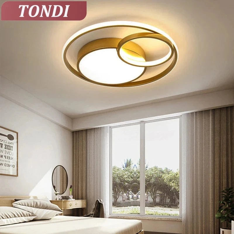 Plafond moderne à LEDs lumineuses pour salon, chambre et salle à manger - Éclairage intérieur Dimmable | Marco Lucetti