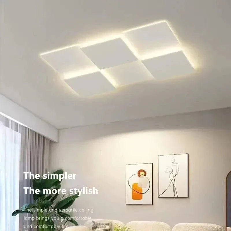 Plafond moderne à LEDs Lustre lampe pour salon salle à manger chambre balcon décor à la maison intérieur Smart luminaire Lustre | Marco Lucetti