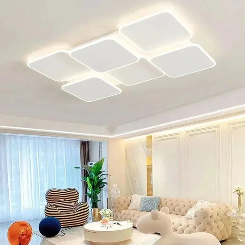 Plafond moderne à LEDs Lustre lampe pour salon salle à manger chambre balcon décor à la maison intérieur Smart luminaire Lustre | Marco Lucetti