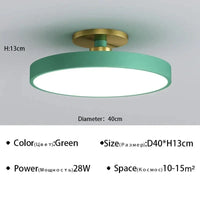 Plafond moderne à LEDs lustre Makaron - Collection Éclairez votre intérieur | Marco Lucetti GE 40cm / Blanc naturel (pas de RC)