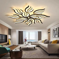 Plafond moderne à LEDs : panneau lumineux RC-dimmable pour salon et chambre | Marco Lucetti
