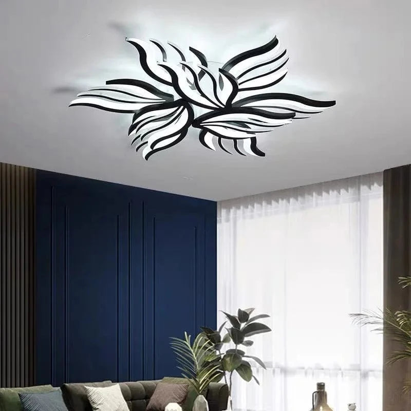 Plafond moderne à LEDs : panneau lumineux RC-dimmable pour salon et chambre | Marco Lucetti
