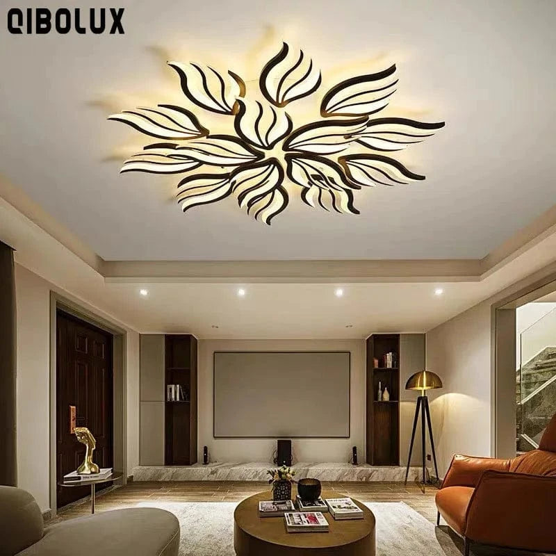 Plafond moderne à LEDs : panneau lumineux RC-dimmable pour salon et chambre | Marco Lucetti