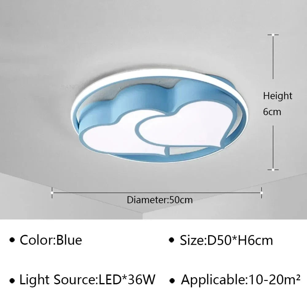 Plafond moderne à LEDs pour un éclairage polyvalent à la maison | Marco Lucetti Bleu A / Blanc naturel