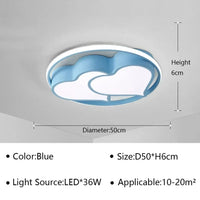 Plafond moderne à LEDs pour un éclairage polyvalent à la maison | Marco Lucetti Bleu A / Blanc naturel