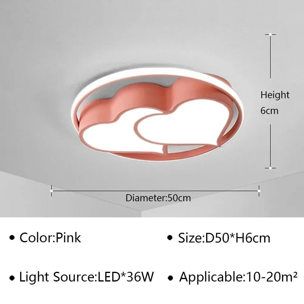 Plafond moderne à LEDs pour un éclairage polyvalent à la maison | Marco Lucetti Rose A / Blanc naturel