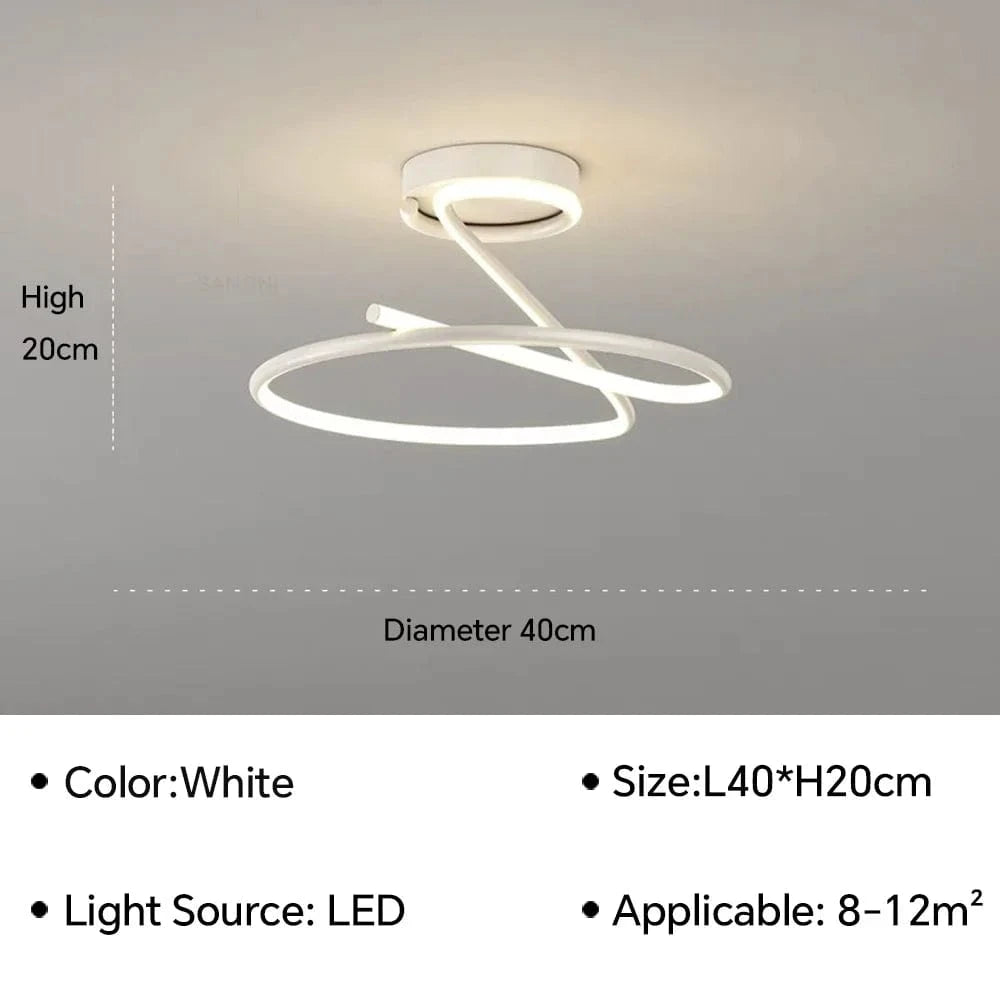 Plafond moderne à LEDs pour un éclairage tendance dans votre intérieur | Marco Lucetti Blanc 40CM / Blanc froid (pas de RC)