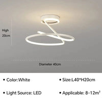 Plafond moderne à LEDs pour un éclairage tendance dans votre intérieur | Marco Lucetti Blanc 40CM / Blanc froid (pas de RC)