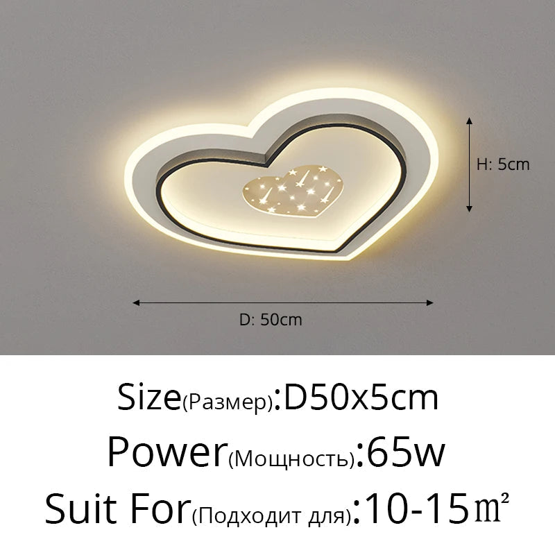 Plafond moderne à LEDs lampe pour chambre cuisine étude éclairage salon luminosité réglable Led plafonnier luminaire