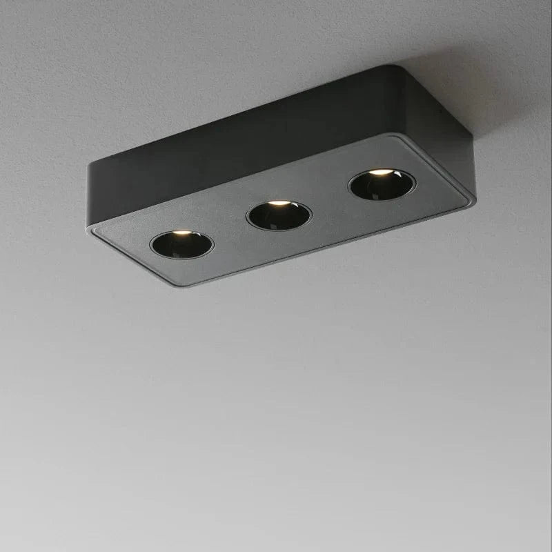 Plafonnier À LED Aisilan Ultra-mince Anti-éblouissement 36W | Marco Lucetti Noir / Blanc chaud | 36W
