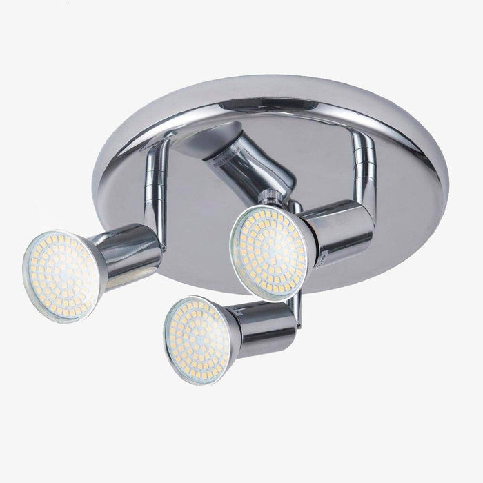 Plafonnier LED Chromé Moderne