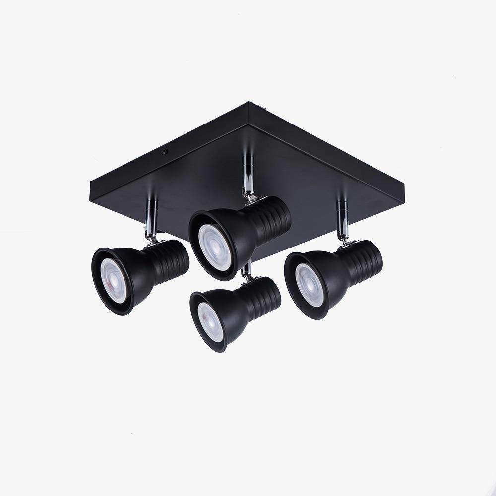 Plafonnier LED Noir Modulable