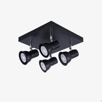 Plafonnier LED Noir Modulable