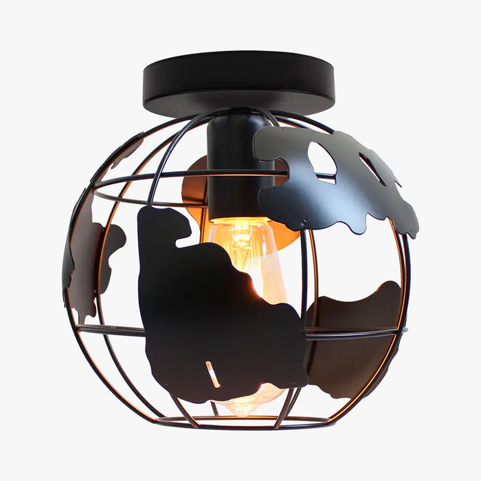 Plafonnier Globe Cage Moderniste