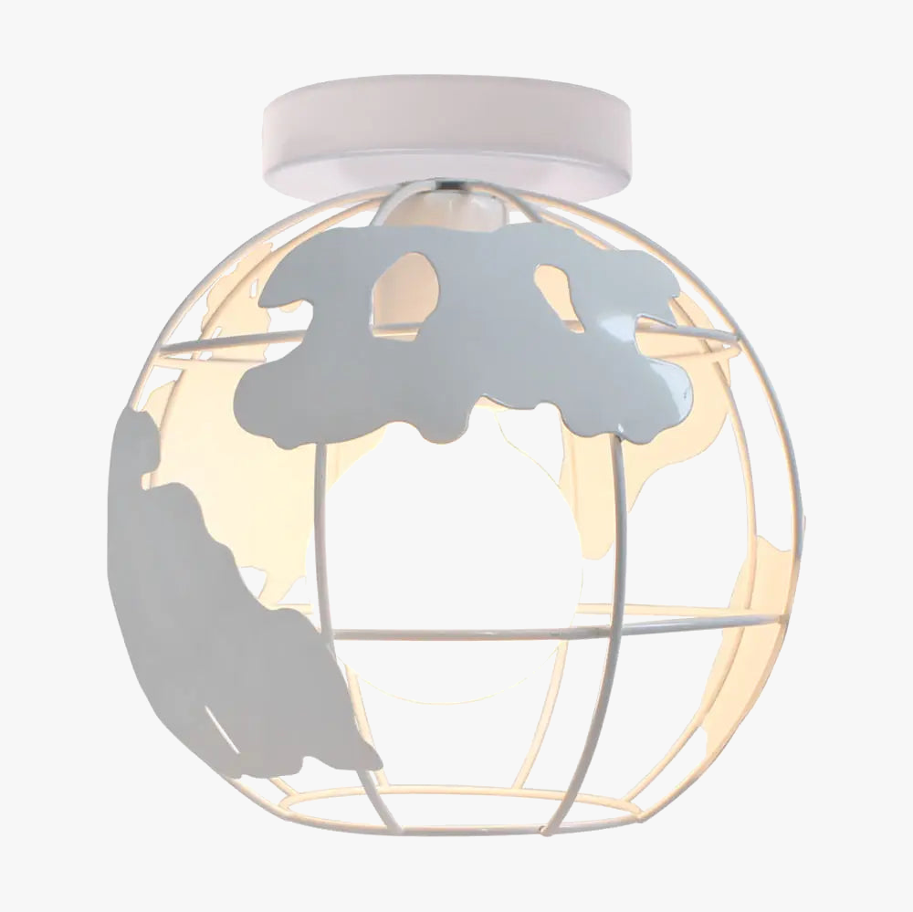 Plafonnier Globe Cage Moderniste