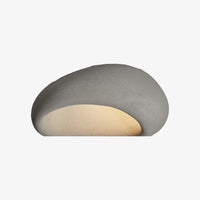Plafonnier Akane - Design Incurvé Japonais | Marco Lucetti Gris / 45cm